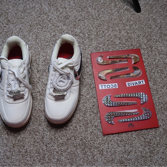 Nike Air Force 1 Low Travis Scott Sail - Picture 6 of 12
